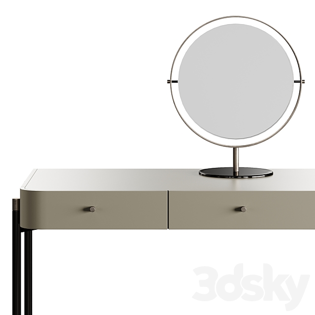 Laskasas Rosie Dressing Table 3DS Max Model - thumbnail 3