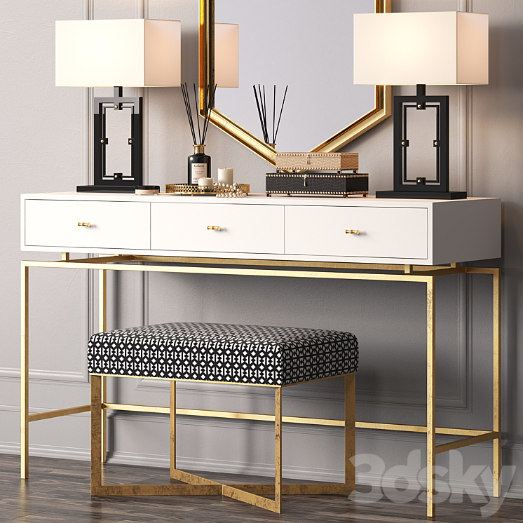 LILI Console by ROOMA DESIGN 3DS Max - thumbnail 2