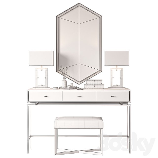 LILI Console by ROOMA DESIGN 3DSMax File - thumbnail 4