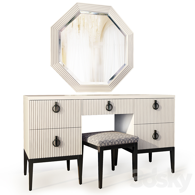 Lima dressing table. Dressing table by Medusa Home 3DS Max - thumbnail 1