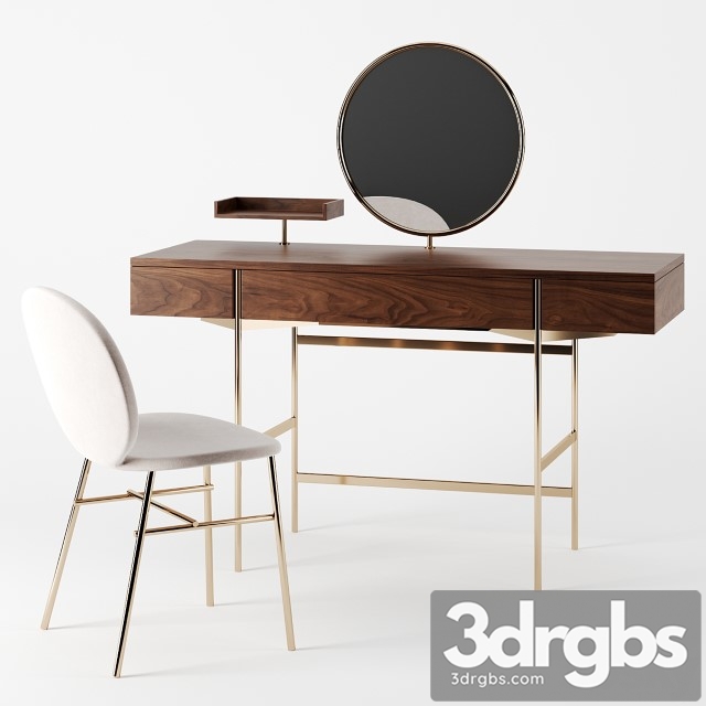 Lonja Dressing Table Kelly C Chair 3dsmax Download - thumbnail 1