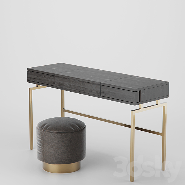 make up desk 3DSMax File - thumbnail 2