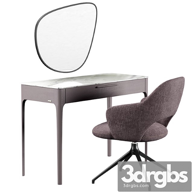 Mara Dressing Table Roma Furman Armchair 2 3dsmax Download - thumbnail 1