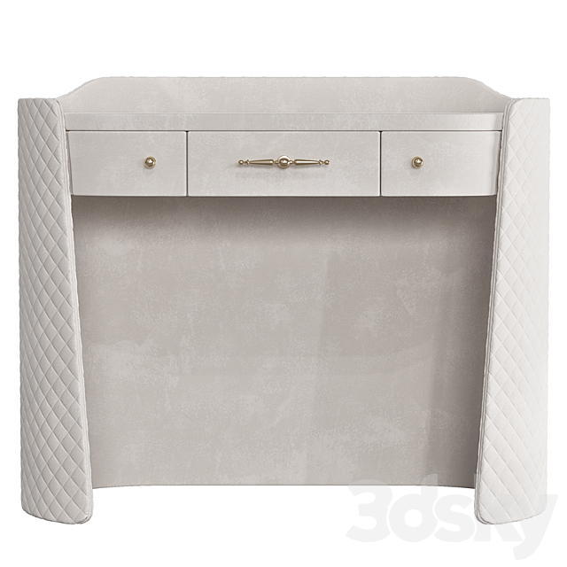 Palladium dressing table with drawers 3DSMax File - thumbnail 2