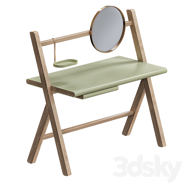 Poltrona Frau REN Dressing table 3DSMax File - thumbnail 1