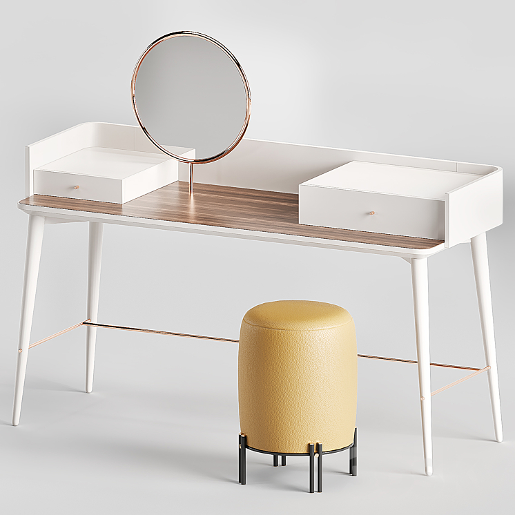 PRADDY NAICA Dressing table 3DS Max - thumbnail 2