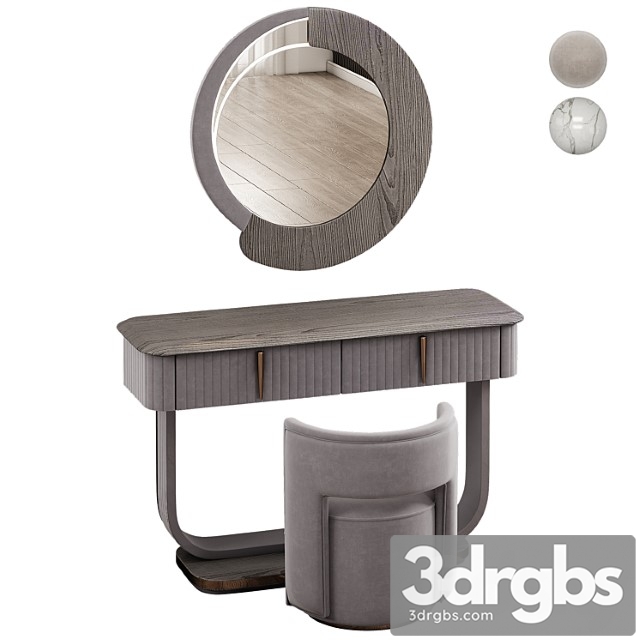 Saber jewels crystal narrow dressing table - thumbnail 1