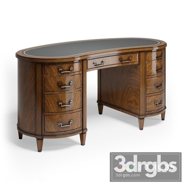 Scarborough House Kidney Desk 3dsmax Download - thumbnail 1