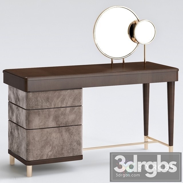 Smania Dressing Table 3dsmax Download - thumbnail 1