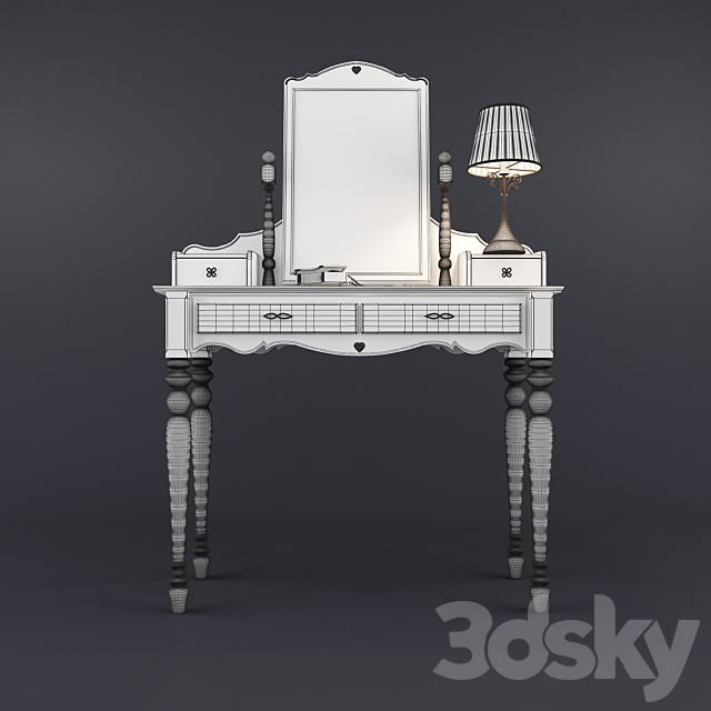 Sofy console and lamp table ARTELAMP FABBRO 3ds Max - thumbnail 3