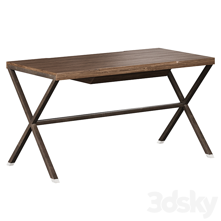 Stylo Wood table by porada 3DS Max Model - thumbnail 3