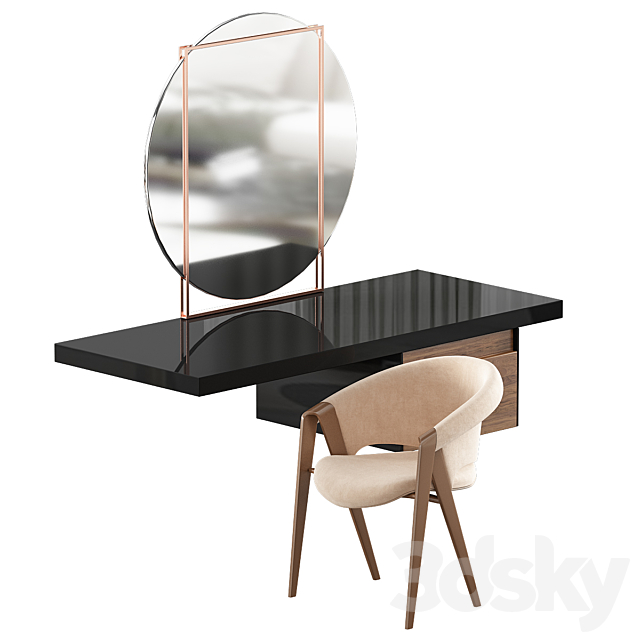 Toilet table 3DSMax File - thumbnail 1