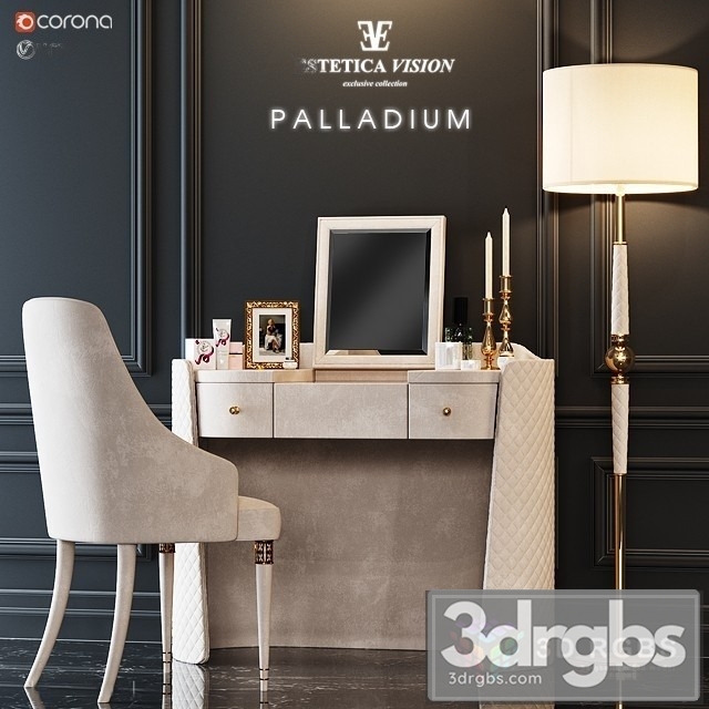 Toilet Table Palladium 3dsmax Download - thumbnail 1