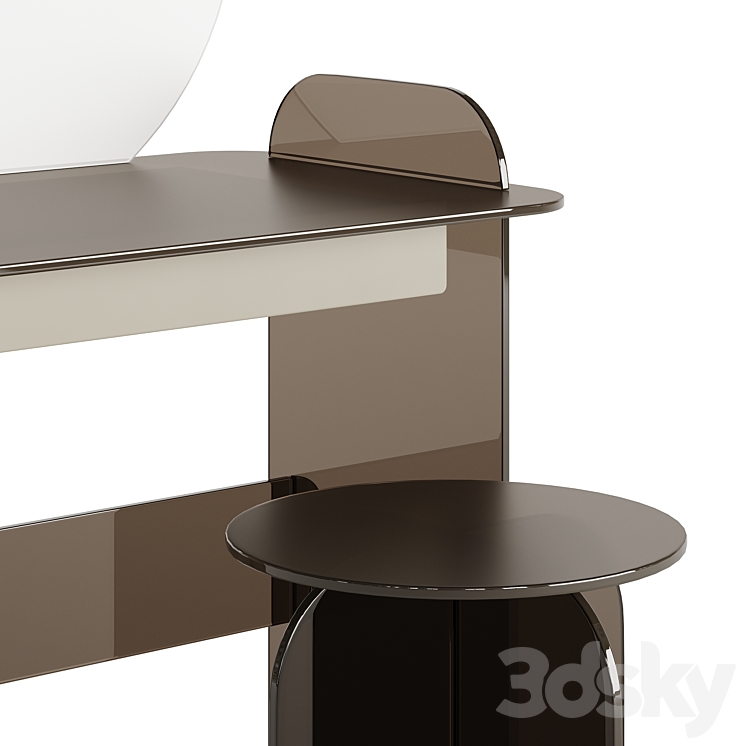 TONELLI SGABELLO OPALINA DRESSING TABLE 3DS Max - thumbnail 2