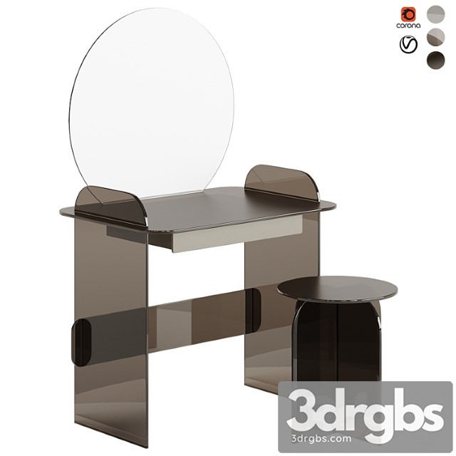 Tonelli sgabello opalina dressing table - thumbnail 1