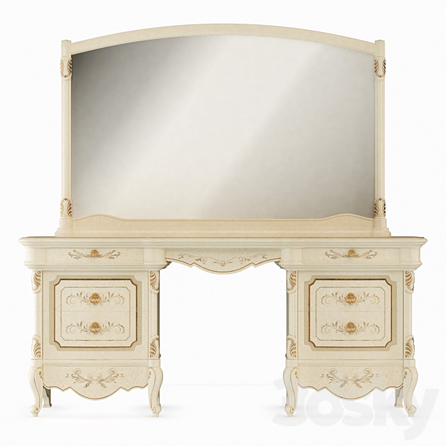 Treci Cecchini Victoria Stucco Dressing Table 3DSMax File - thumbnail 1