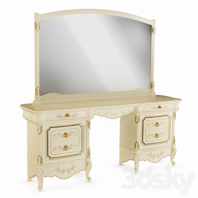 Treci Cecchini Victoria Stucco Dressing Table 3DSMax File - thumbnail 2