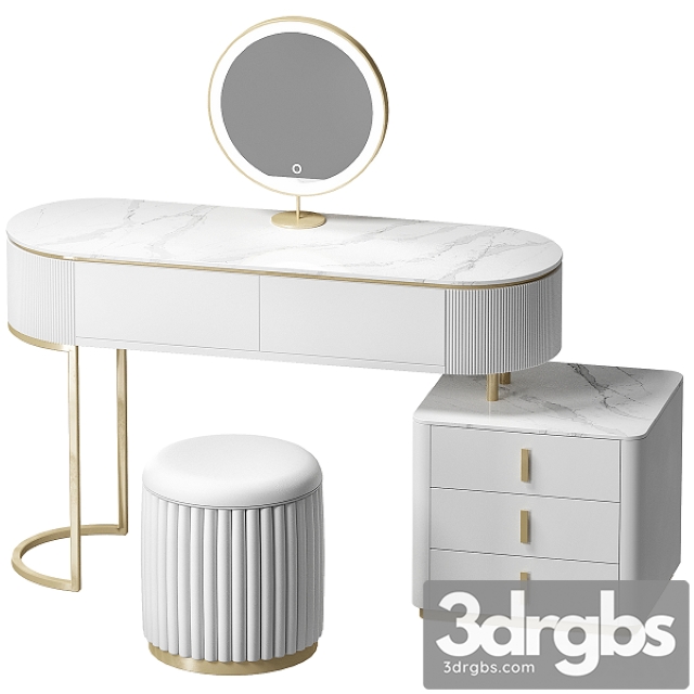 Vanity Dressing Table 3dsmax Download - thumbnail 1