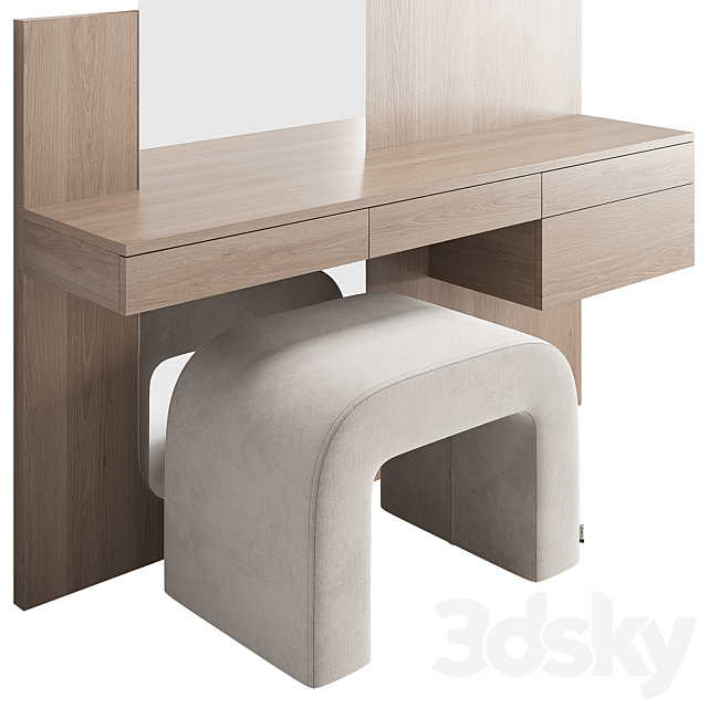 Vanity table 001 KM 3ds Max - thumbnail 3