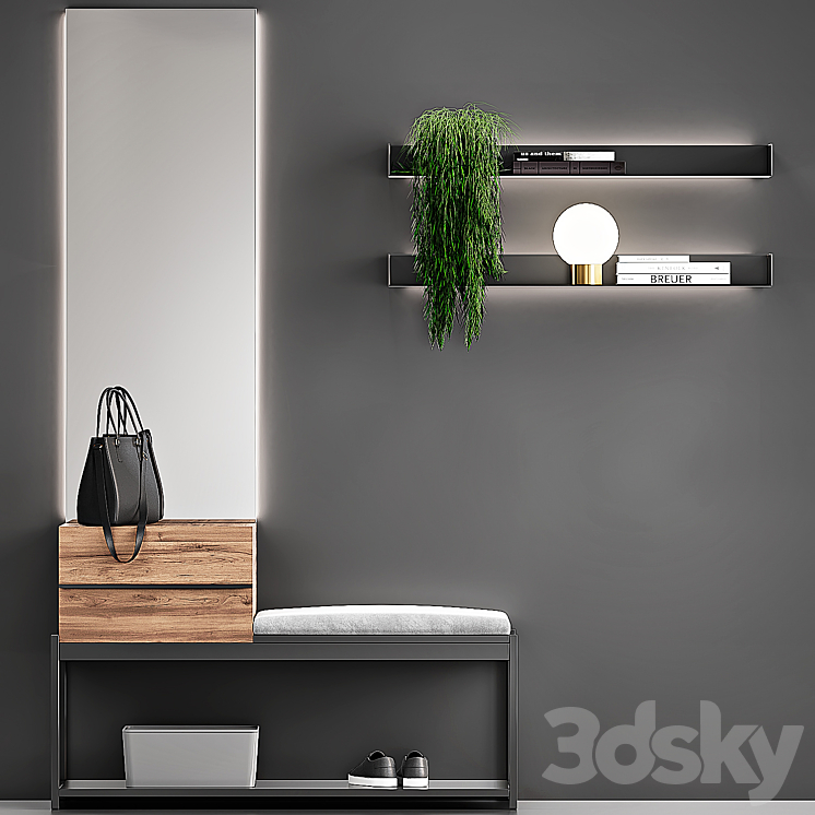 Birex Domi hallway 3DS Max - thumbnail 1