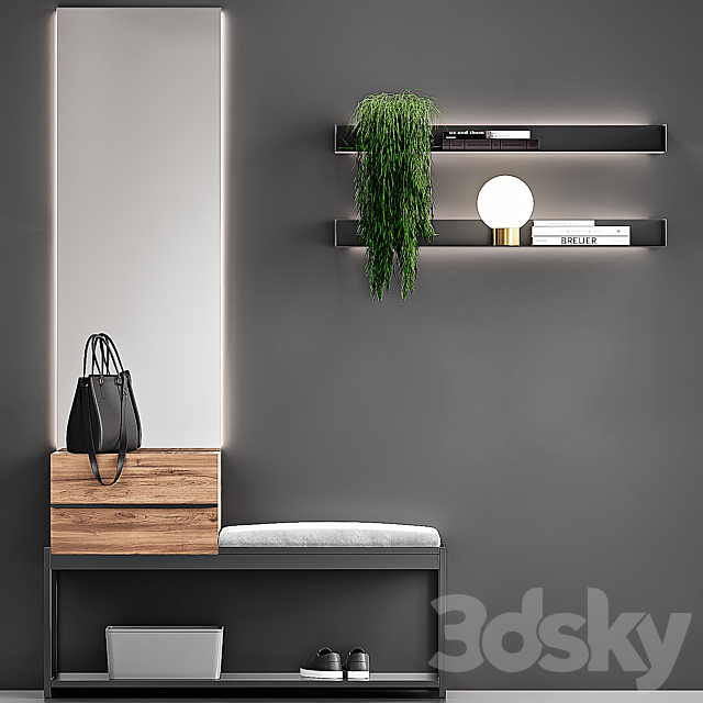 Birex Domi hallway 3DSMax File - thumbnail 1