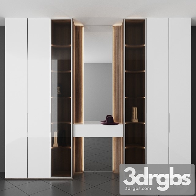 Cabinet in the hallway 2 2 3dsmax Download - thumbnail 1