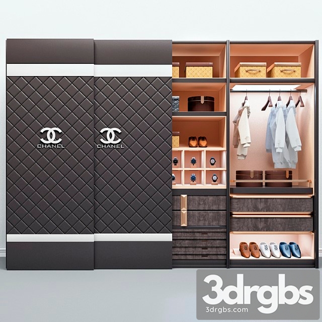 Coco chanel cupboard 2 3dsmax Download - thumbnail 1