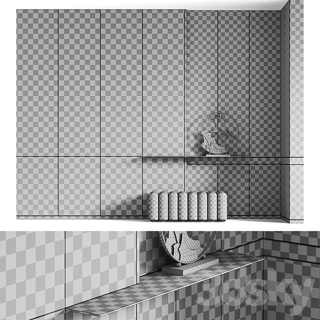 Composition in the hallway Dothink 3DSMax File - thumbnail 5