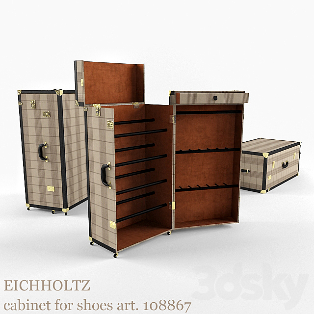 Eichholtz cabinet for choes (cabinet for shoes) art 108867 3DSMax File - thumbnail 1