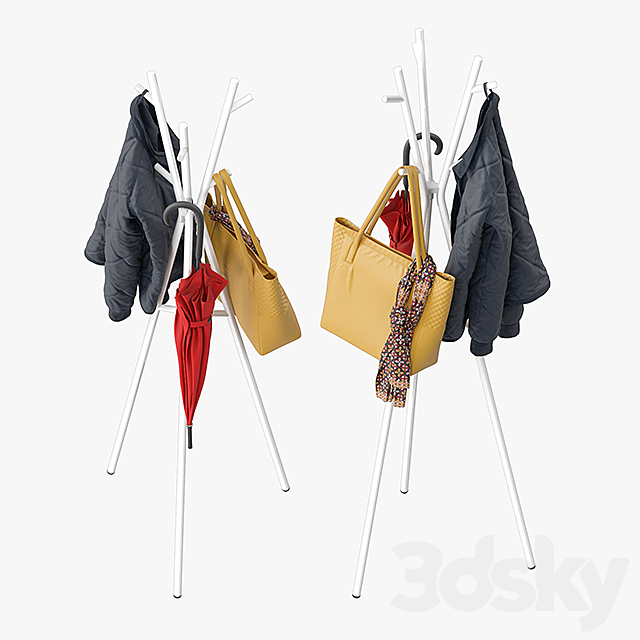 Ekrar Coat Stand 3DSMax File - thumbnail 4