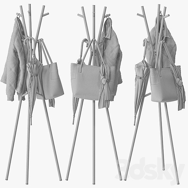 Ekrar Coat Stand 3DSMax File - thumbnail 5