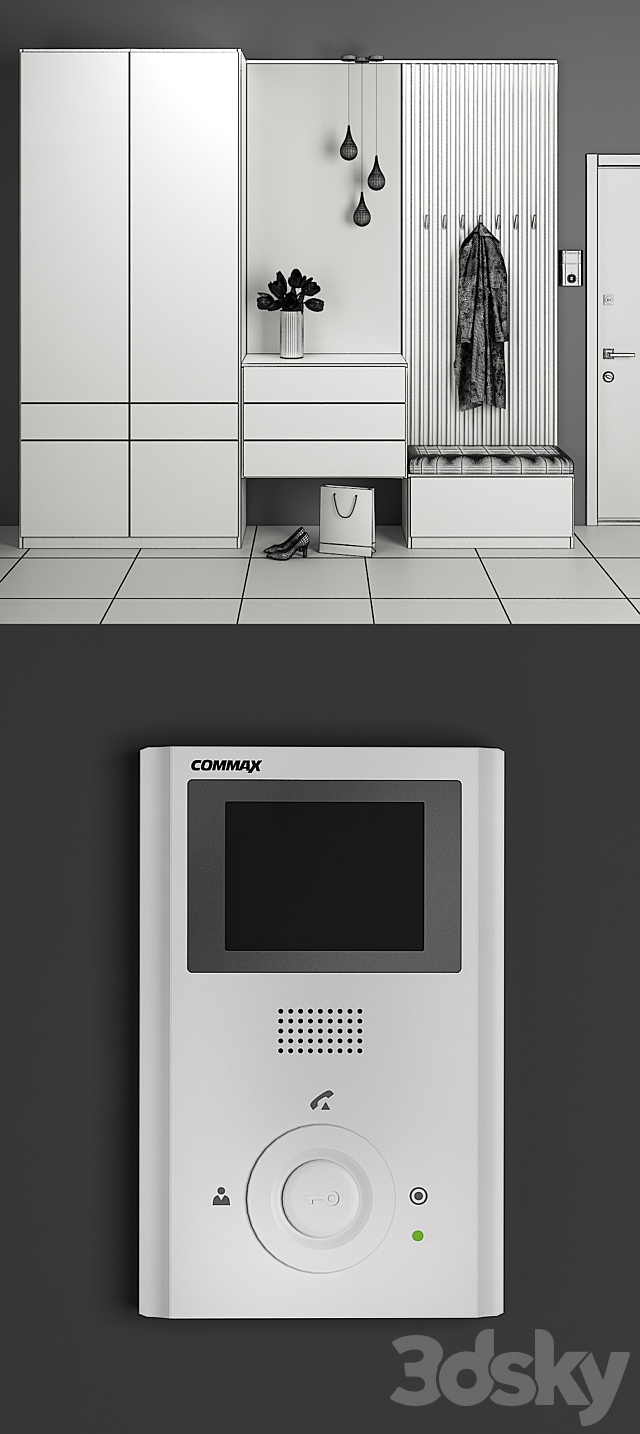 Entrance hall 25 3ds Max - thumbnail 3