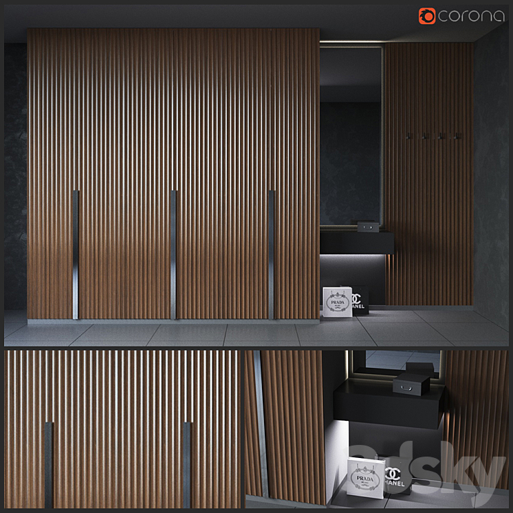 Entrance hall 3DS Max - thumbnail 1