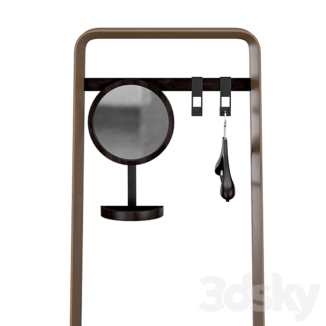 Frame Valet stand by Giorgetti 3ds Max - thumbnail 2