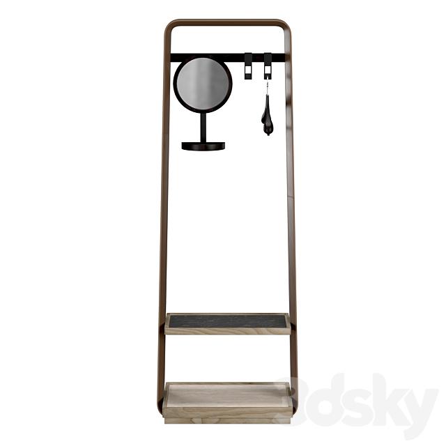 Frame Valet stand by Giorgetti 3ds Max - thumbnail 3