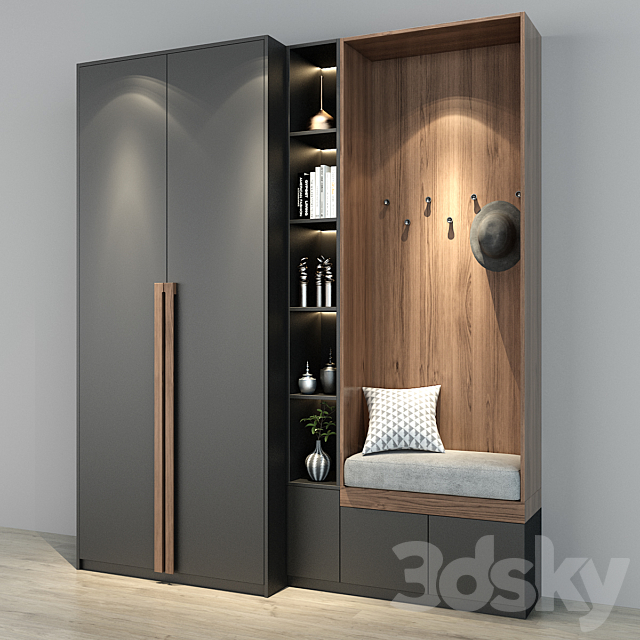 Furniture cabinet 0186 3DS Max Model - thumbnail 2