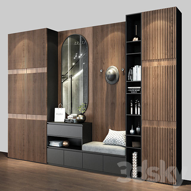 Furniture cabinet 0372 3ds Max - thumbnail 3