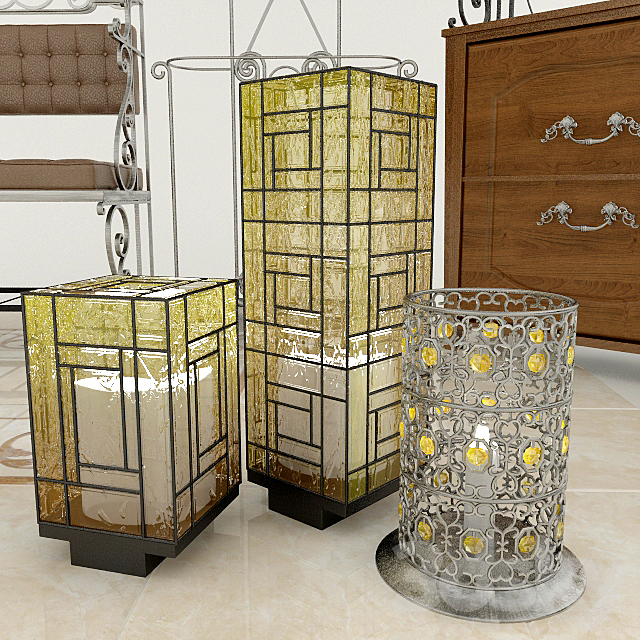 furniture collection with forged elements 3DSMax File - thumbnail 3