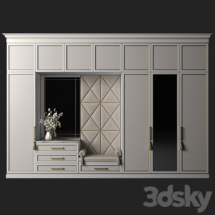 Furniture composition 50 3DS Max - thumbnail 1