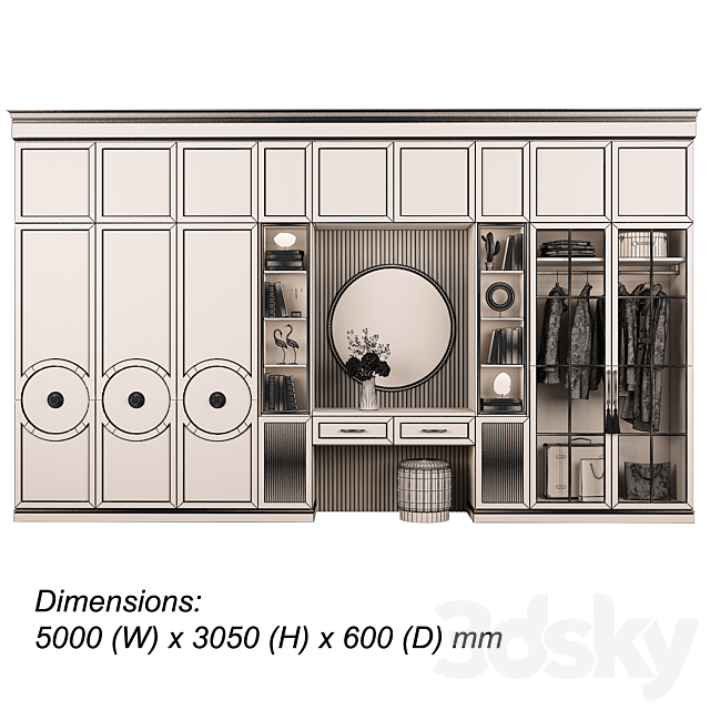 Furniture composition 92 part 2 3DSMax File - thumbnail 4