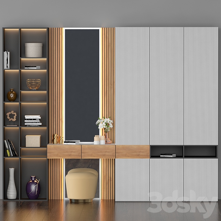 Hall Furniture 38 3DS Max - thumbnail 1