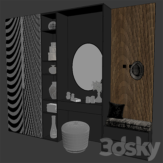 Hall Furniture 47 3DSMax File - thumbnail 3