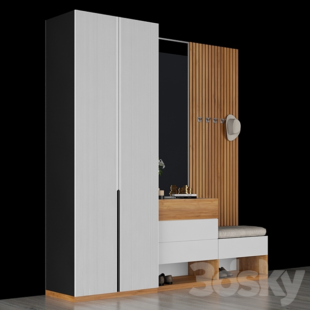 Hall Furniture 54 3DS Max Model - thumbnail 2