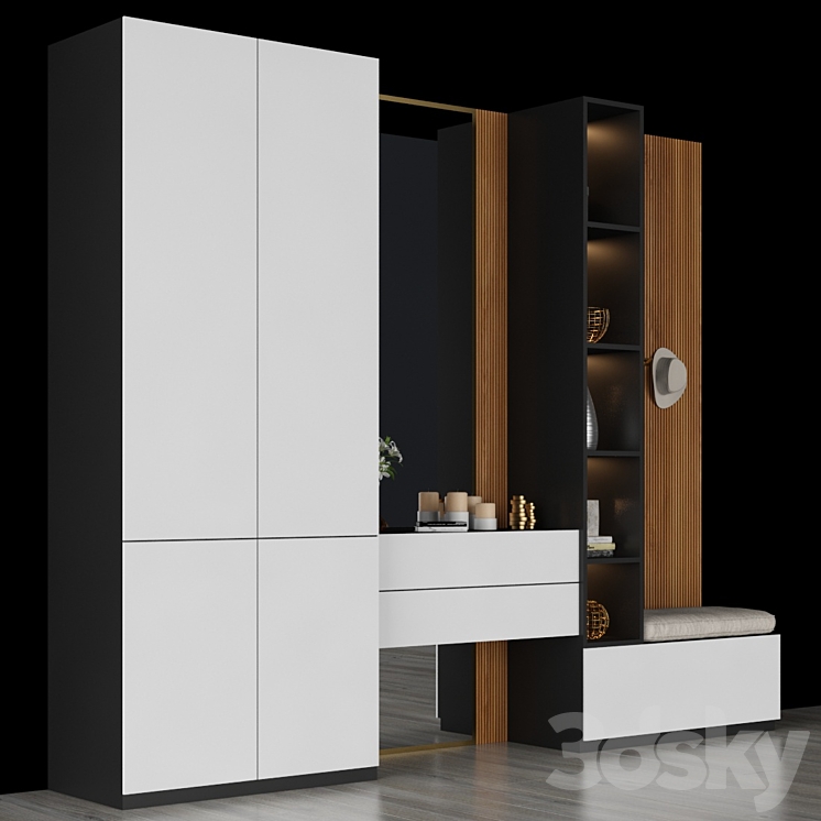 Hall Furniture 57 3DS Max - thumbnail 2