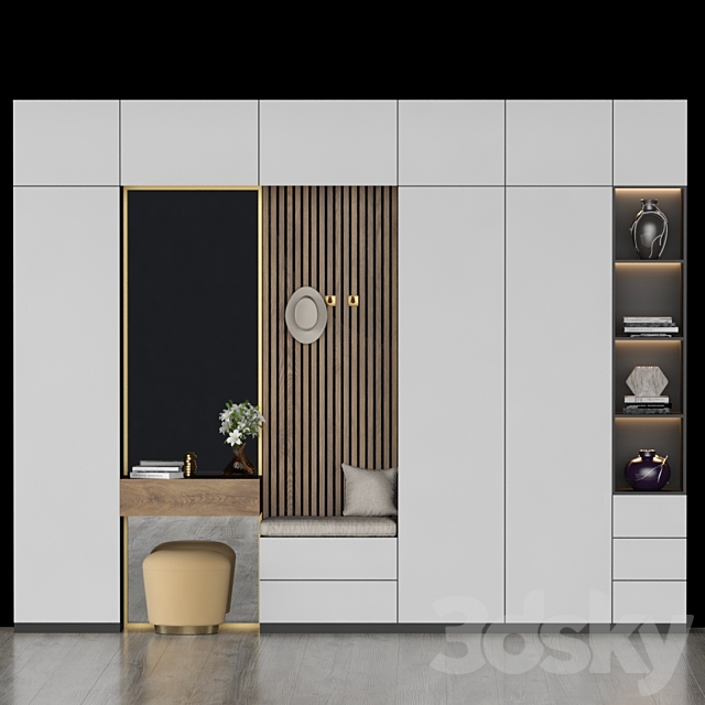 Hall Furniture 70 3ds Max - thumbnail 1