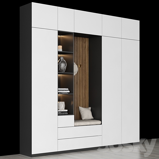 Hall Furniture 89 3ds Max - thumbnail 2