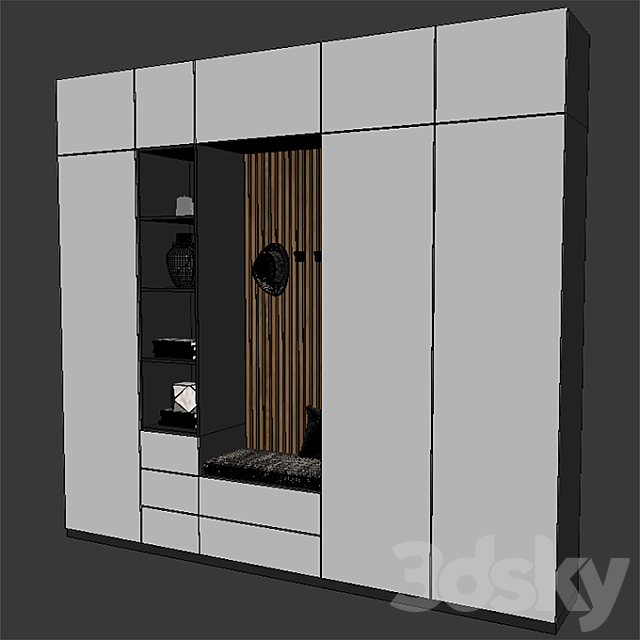 Hall Furniture 89 3ds Max - thumbnail 3