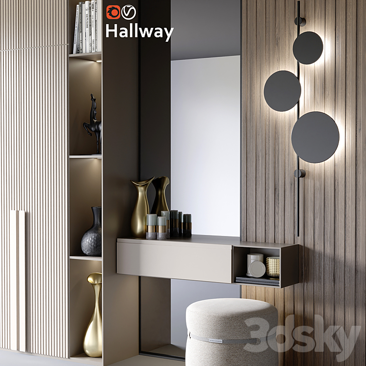 Hallway 3DS Max Model - thumbnail 2