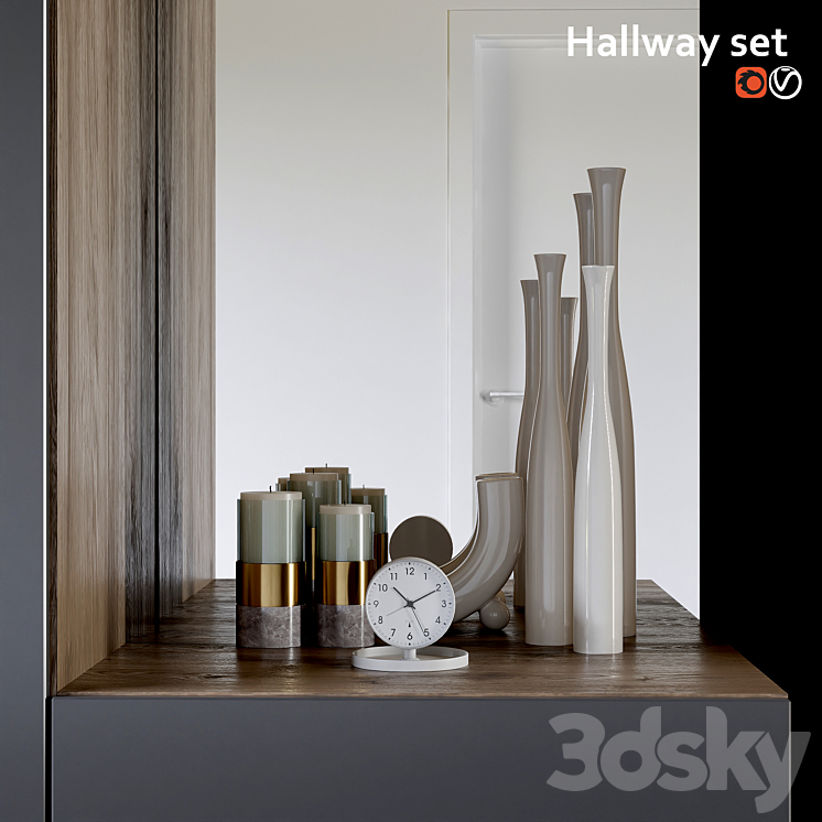 Hallway 3DS Max Model - thumbnail 2