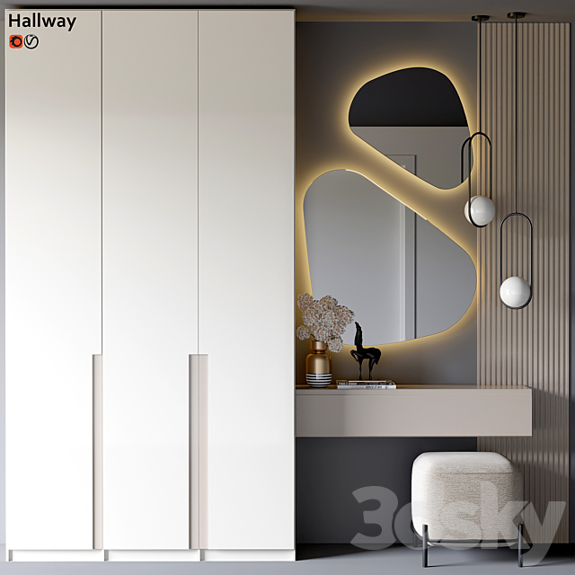 Hallway 3ds Max - thumbnail 1